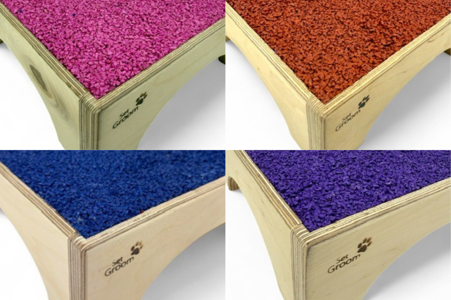 Podesty z tartanem ( wysokość 10 cm)